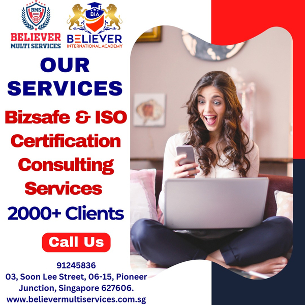Cover photo of Believer Multi Services Pte Ltd | Bizsafe ISO Certification Singapore